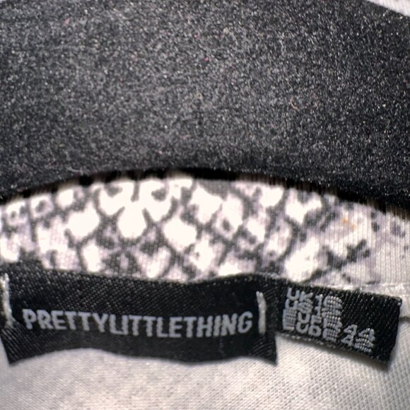 Snake Print Long Coat – Size 12 - Picture 6 of 8